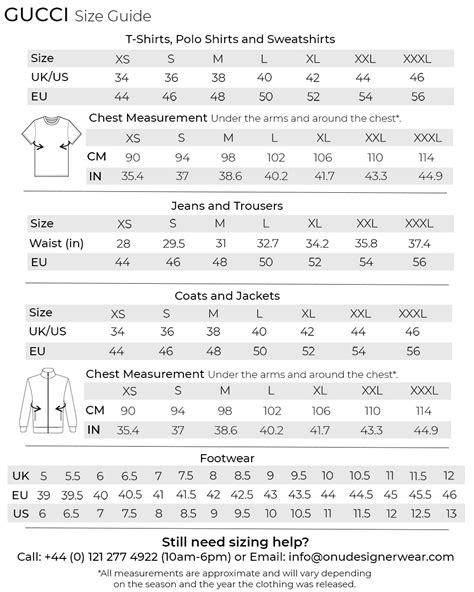 gucci men sizing chart|gucci men's shirt size chart.